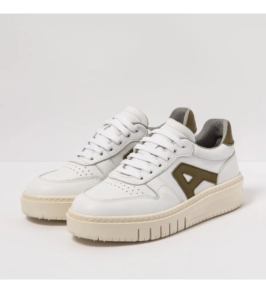 Zapatillas de Piel 1777 Belleville blanco