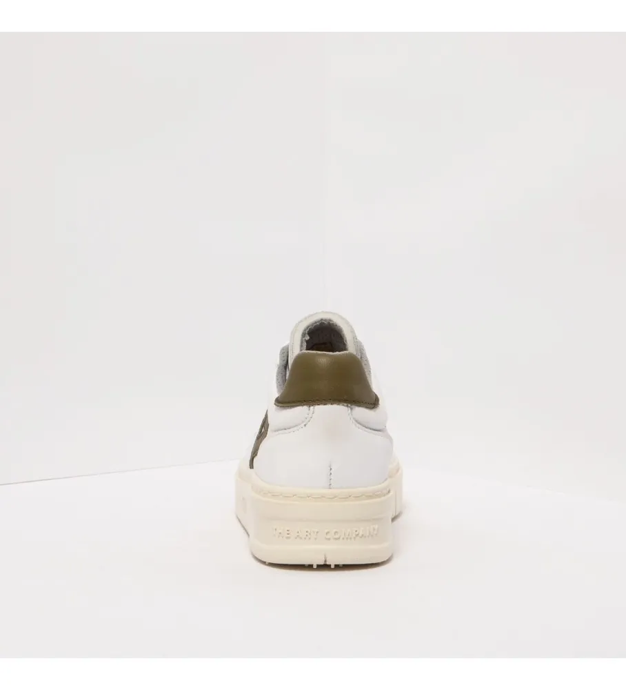 Zapatillas de Piel 1777 Belleville blanco