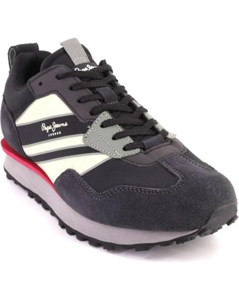 Zapatillas deporte PEPE JEANS  de Hombre PMS60025 ZAPATILLAS CASUAL DE HOMBRE  NEGRO
