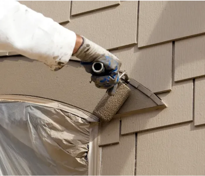 ZINSSER ALLCOAT PINTURA EXTERIOR PARA PAREDES RAL 8000 PARDO VERDOSO  1 LITRO