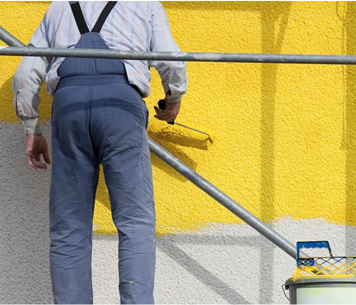 ZINSSER ALLCOAT PINTURA EXTERIOR PARA PAREDES RAL 8000 PARDO VERDOSO  1 LITRO